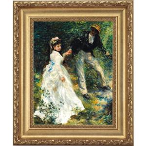 ルノワール 春の花束 春の花 4号 立体複製名画 美術品 レプリカ 絵画