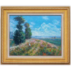 今成敏夫 パステル画 想い出のあの日 【複製】【パステル画】【風景