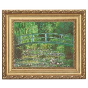 モネ 睡蓮 10号 立体複製名画 額付き 壁掛け 有名画家 大きい リビング