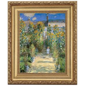 ルノワール ルノアール 子犬を抱く少女 4号 立体複製名画 レプリカ 額