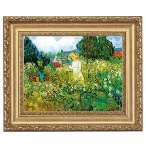 モネ 睡蓮の池と日本の橋 （F4サイズ）（紐・フック付） 約横42×縦34cm