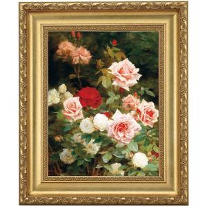 小林幸三 『バラ(薔薇)』 油絵・油彩画 F6(6号) 絵画 洋画 花 肉筆