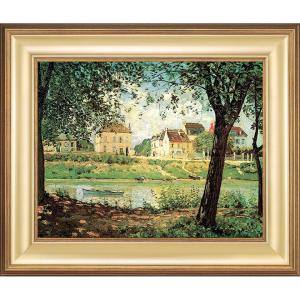 ポール・シャバ 9月の朝 立体複製名画 絵画 額付き インテリア アート