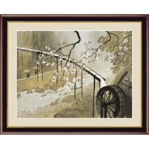 掛け軸　川合玉堂「時雨」 Amazon.co.jp: 掛け軸 掛軸 川合玉堂（かわいぎょくどう）・彩雨