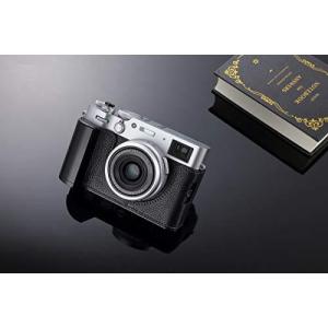 WDMART 対応 Fujifilm Fuji 富士 PEN X100V カメラケース カメラカバー カメラバッグ カメラホルダー 本革 + メタルベー
