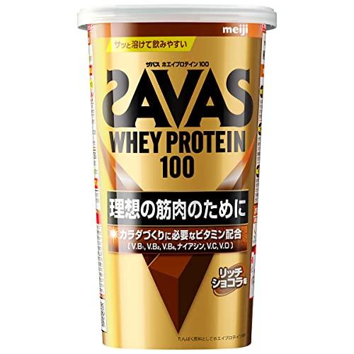 ザバス(SAVAS) ホエイプロテイン100 リッチショコラ味 280g 明治