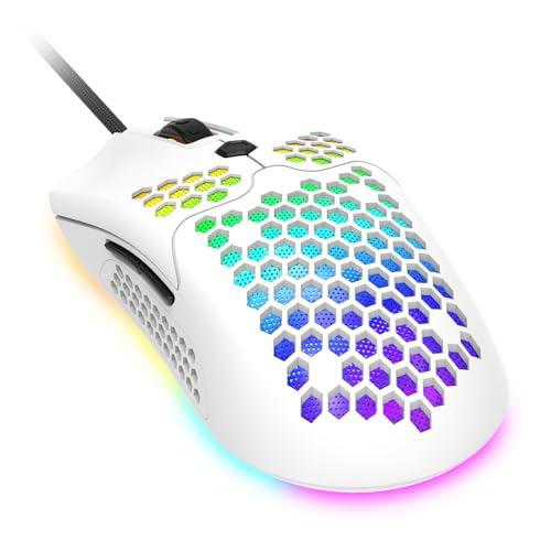 LexonTech ゲーミングマウス 65g 軽量マウス （2020 UPDATE技術）RGBライト...