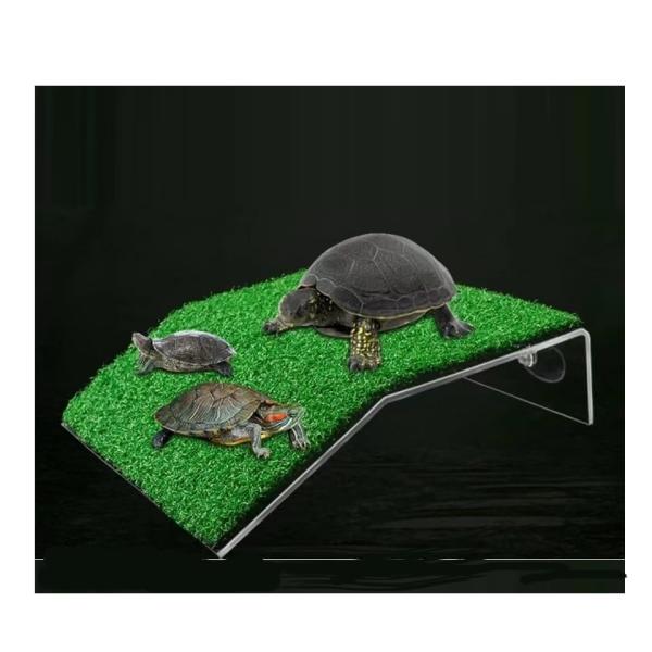 Yurika浮き島 亀 爬虫類 両生類隠れ家 亀 浮島 吸盤式 水槽用亀 陸地 遊びカメ桟