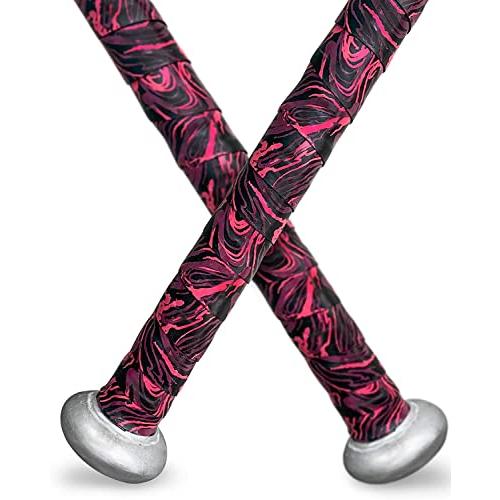 ALIEN PROS 野球グリップテープ 0.5 MM（2-パックファイヤー） - プレカットされ