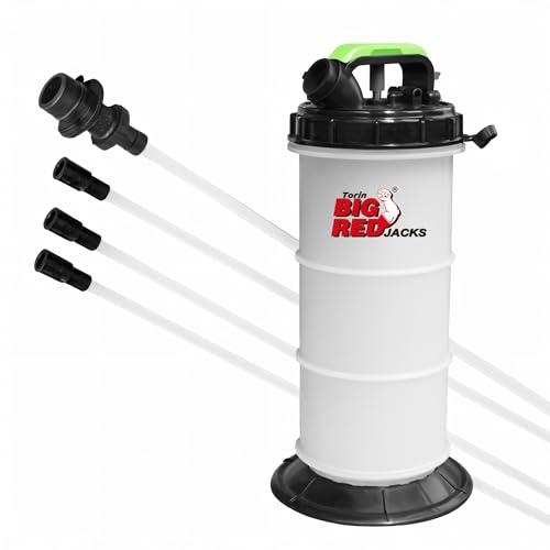 BIG RED オイルチェンジャー 上抜き オイル吸引ポンプ 手動 6L エアー式 軽量ポ
