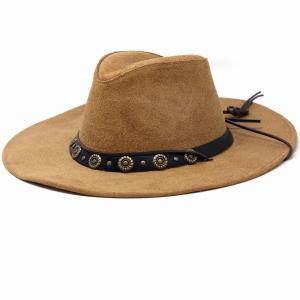 【希少】STETSON ステットソン カウボーイハット レザー製 廃盤モデル 希少】STETSON ステットソン カウボーイハット レザー製 廃盤モデル