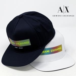 スナップバックキャップ A|X Armani Exchange マルチカラーロゴ キャップ メンズ 帽子 メンズ ゴルフ 正規輸入品 ブランド キャップ アルマーニエクスチェンジ｜elehelm-hatstore