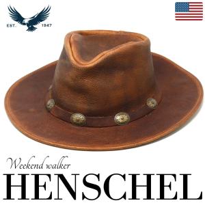 カウボーイハット HENSCHEL ハット レザー ウエスタンハット
