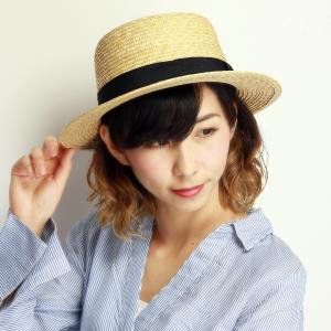 カンカン帽 レディース ストローハット メンズ 海 帽子