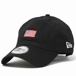 NEWERA キャップ 国旗 ニューエラ 帽子 フラッグ メンズ レディース 9THIRTY 黒 ブラック アメリカ｜elehelm-hatstore