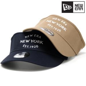 ゴルフ サンバイザー WOMEN'S トールバイザー ニューエラ サンバイザー NEWERA Stretch Cotton Washable ストレッチコットン ウォッシャブル  ネイビー カーキ｜elehelm-hatstore