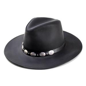 帽子 ハット メンズ 本革カウボーイハット 0235-14 アメリカ ヘンシェル社製 ブラック｜elehelm-hatstore