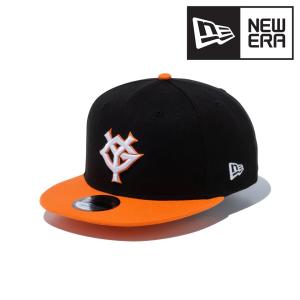 NEWERA 9FIFTY 帽子 読売ジャイアンツ キャップ メンズ レディース ニューエラ 日本プロ野球 チームロゴ キャップ ブラック × ホワイト オレンジバイザー｜elehelm-hatstore