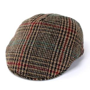 ニューヨークハット ウールリッチ 帽子 ハンチング ツイード チェック ウール LinedWoolrichPlaidPub 9033 ブラウン｜elehelm-hatstore