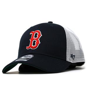 47 キャップ メッシュ 47brand メジャーリーグ フォーティーセブン メッシュキャップ Red Sox Branson '47 MVP ネイビー｜ELEHELM帽子通販専門店