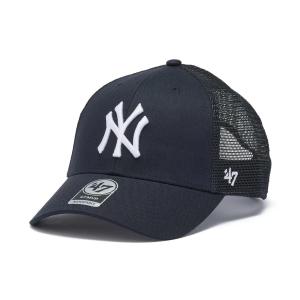 47 キャップ ’47 エムブイピー ニューヨーク・ヤンキース メッシュ ブランソン 47brand MLB公式 帽子 メッシュ '47 MVP ベースボールキャップ ネイビー