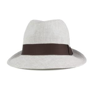 ハット メンズ ハット 帽子 ボルサリーノ Borsalino 春夏 リボン 人気ブランド 麻 ベージュ Fcekano Edu Ng