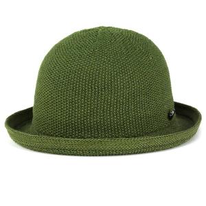 ボルサリーノ ボーラーハット 帽子 メンズ borsalino 春夏 サーモニット ダービーハット レディース 帽子 グリーン 緑｜elehelm-hatstore