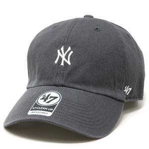 47 キャップ 47brand クリーンナップ  フォーティーセブン Yankees Baserunner '47 CLEAN UP チャコールグレー｜ELEHELM帽子通販専門店
