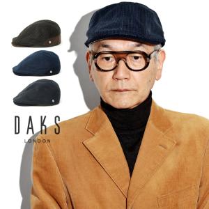 DAKS（ダックス） ウール ツイード チェック ホームズキャップ 探偵帽