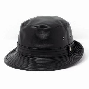 美品！ニューヨークハット レザー　ベル　ハット 帽子 メンズ メトロハット NEW YORK HAT ニューヨークハット レザーハット 帽子 メンズ