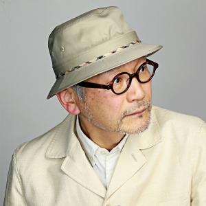 帽子 メンズ レザー 中折れ ハット ヘンシェル フェイクレザー 中折れ