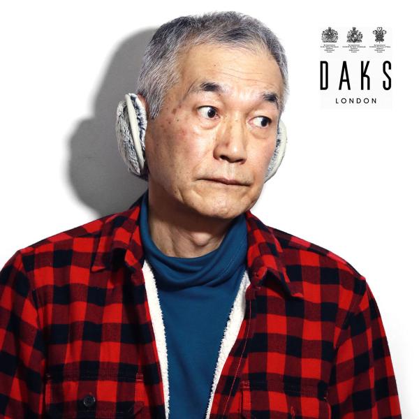 イヤマフ フェイクファー 耳あて DAKS 送料無料 バックアーム 耳当て ダックス 小物 イヤーマ...