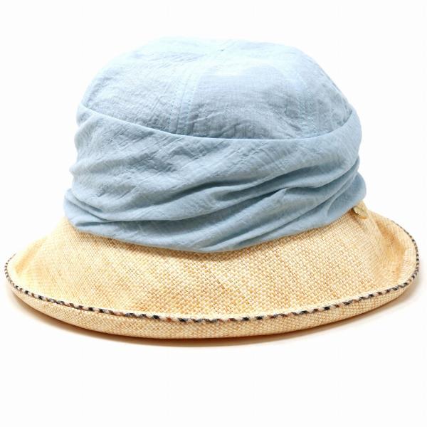 セーラーハット レディース 帽子 夏 つば広 DAKS 涼しい UVカット 綿 ダウンハット 婦人帽...