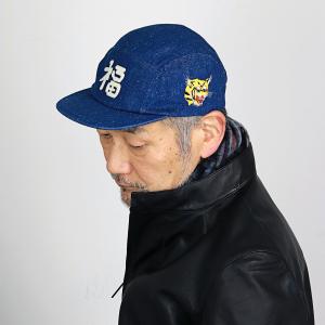 コットン 帽子 ザ ファクトリー メイド メンズ 秋冬 レディース デニム ベトジャン キャップ THE FACTORY MADE ブルー