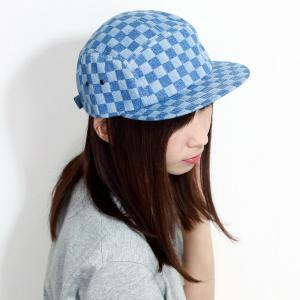 春 夏 THE FACTORY MADE チェック柄 キャップ ザ ファクトリー メイド メンズ サイズ調節可 CAP 帽子 レディース 紺 ネイビー 父の日｜elehelm-hatstore