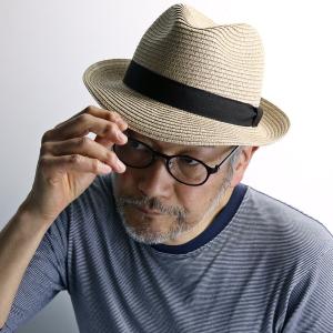 Borsalino（ボルサリーノ） レザーハット 帽子 ハット メンズ 中折れ