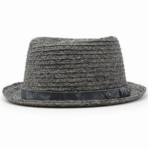 ラフィアブレード ポークパイハット 麦わら帽子...の詳細画像2