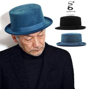 トップハット メンズ フェルトハット カンカン帽 フェルト 冬 紳士 帽子 ガリアーノソルバッティ ハット クラシカル おしゃれ ブラック トップハット ブルー Gs 1 Elehelm帽子通販専門店 通販 Yahoo ショッピング