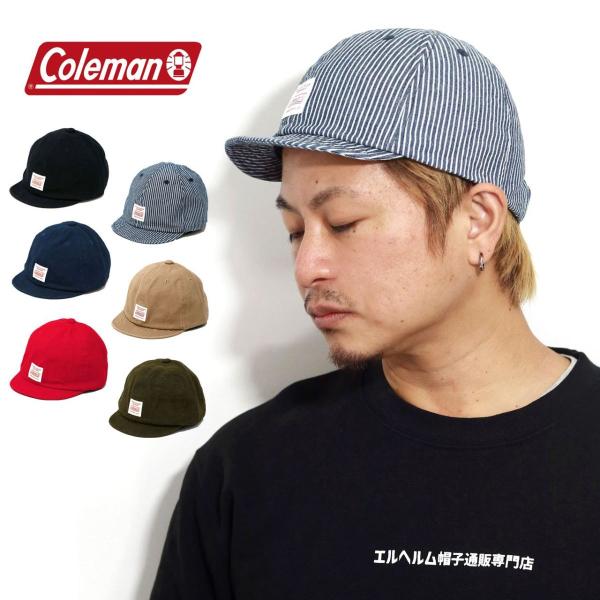 Coleman 小つばキャップ メンズ つば 短い キャップ レディース アウトドア キャンプ キャ...