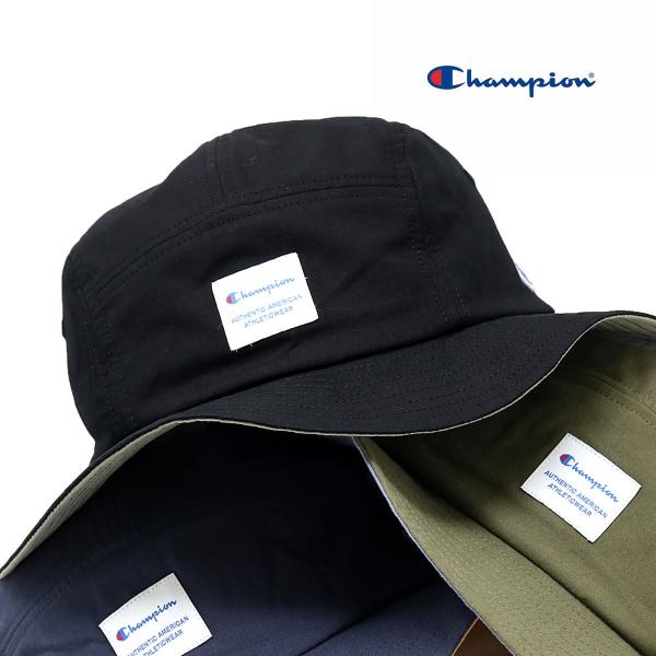 メンズ 帽子 父の日 ギフト チャンピオン ジェットハット Champion バケハ 顎紐付き レデ...