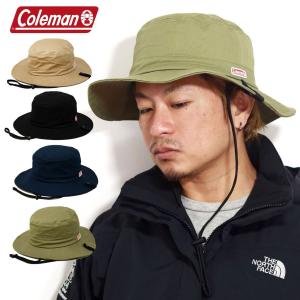 ハット coleman キャンプ アドベンチャーハット あご紐