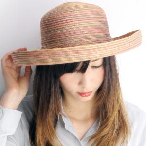 ハット レディース 帽子 セーラー 紫外線カット 小物 UVカットハット 春夏 MIXカラー マルチ｜elehelm-hatstore