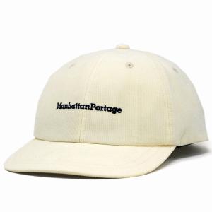 キャップ コーデュロイ マンハッタンポーテージ Manhattan Portage メンズ レディース ミジンコール 細いコーデュロイ 帽子 白 オフホワイト 父の日｜elehelm-hatstore