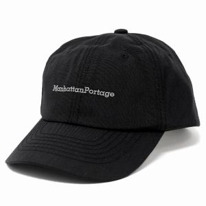 キャップ CORDURA ナイロン コーデュラ 帽子 メンズ レディース  アウトドア 6パネルキャップ ロゴキャップ ブランド Manhattan Portage 黒 ブラック 父の日｜elehelm-hatstore