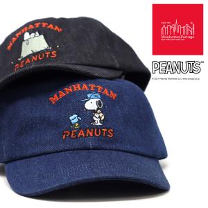 デニムキャップ manhattan スヌーピー ...の商品画像