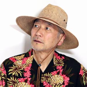 麦わら帽子 メンズ ハット つば広 ストローハット