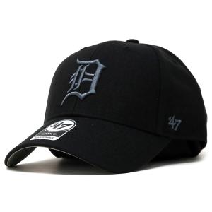 47 キャップ 47brand 春夏 秋冬 フォーティーセブン マジックアジャスター ツイル生地 Tigers '47 MVP Black x Charcoal Logo