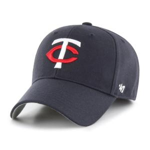 47 キャップ ミネソタ・ツインズ 47brand MLB公式 ’47 エムブイピー ネイビー Twins '47 MVP ベースボールキャップ フリーサイズ ネイビー Navy