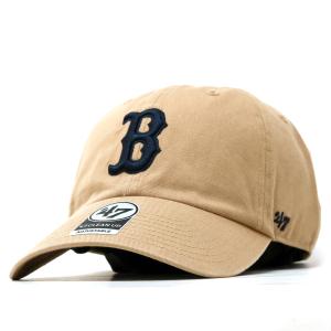 47 キャップ 47brand クリーンナップ  フォーティーセブン Red Sox '47 CLEAN UP Khaki/Navy カーキ/ネイビー