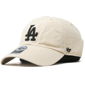 47 キャップ メンズ レディース ブランド 47brand クリーンナップ フォーティーセブン コットン Dodgers '47 CLEAN UP Natural ロサンゼルス・ドジャース